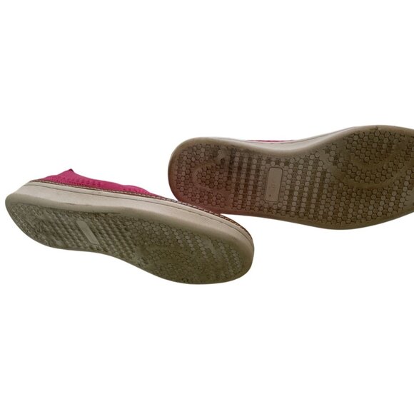 Talbots Womens Perforated Pink Slip-On Sneakers 7M Comfort Stretch - Picture 4 of 5